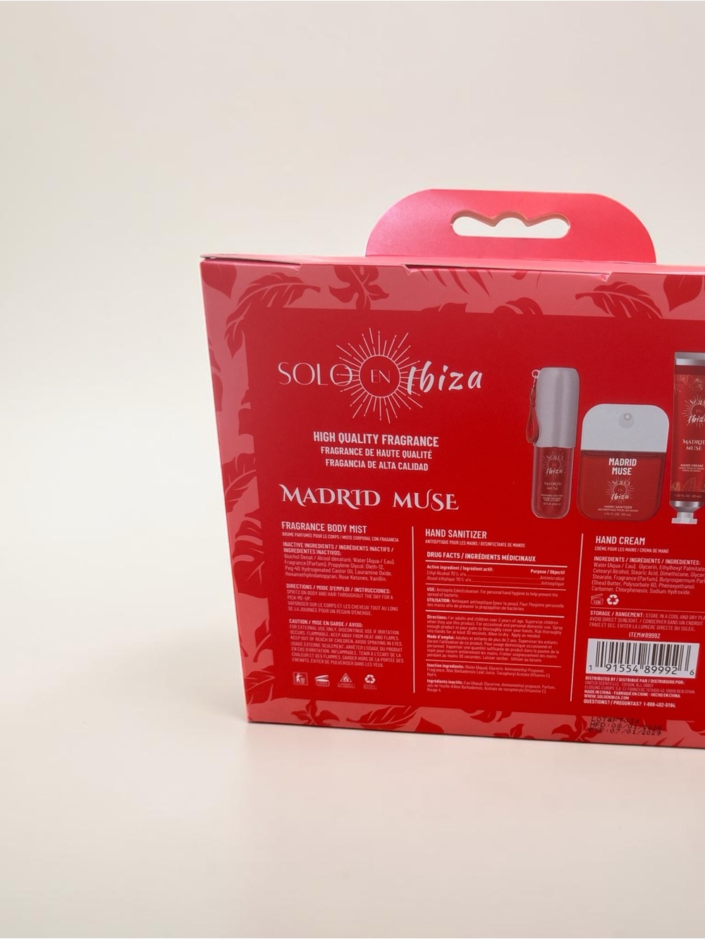 Madrid Muse Fragrance Body Mist & Hand Cream Gift Set - Red pitaya - Picture 2 of 2